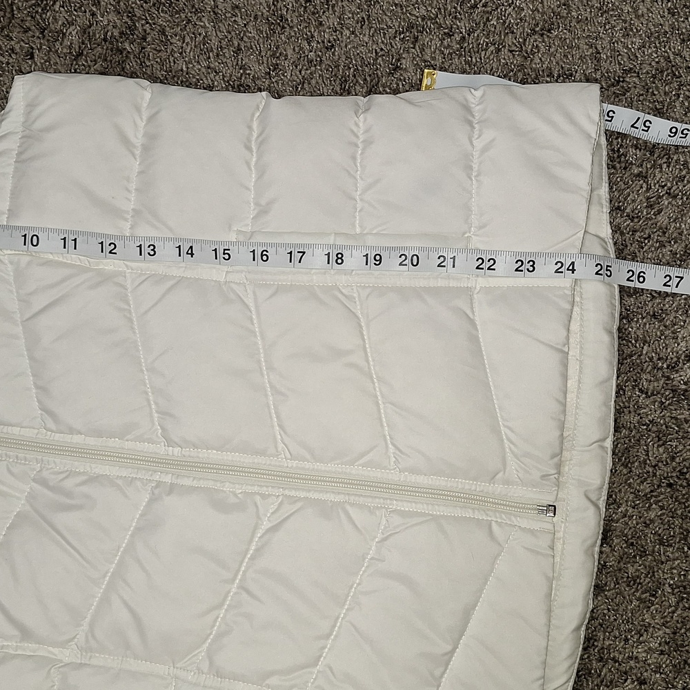 Lands' End down blend puffer vest - S - off white - Picture 6 of 6